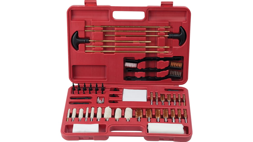Outers Universal 62 Piece Blow Molded Gun Cleaning Kit 70074