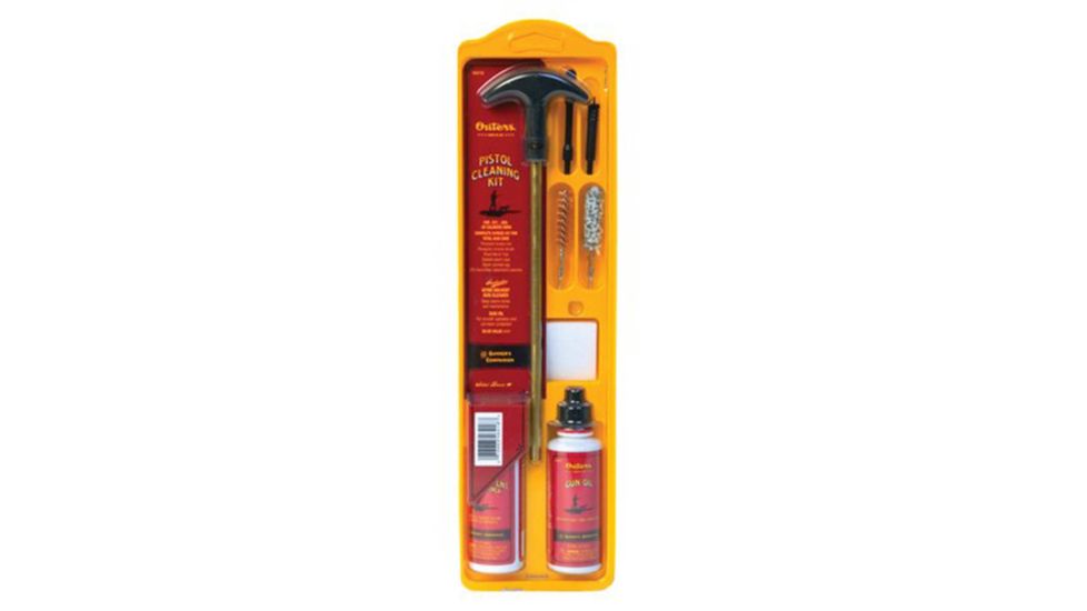Outers Universal Pistol Brass Cleaning Kit, Reusable clamshell for storage OUT46410