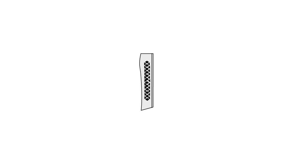 Pachmayr F325 Field Recoil Pad, Black w/ Black Base - Large - 00315