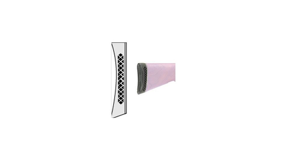 Pachmayr Trap Recoil Pads T550, Black w/ White Line - Medium, 1.1 Thick, 00813