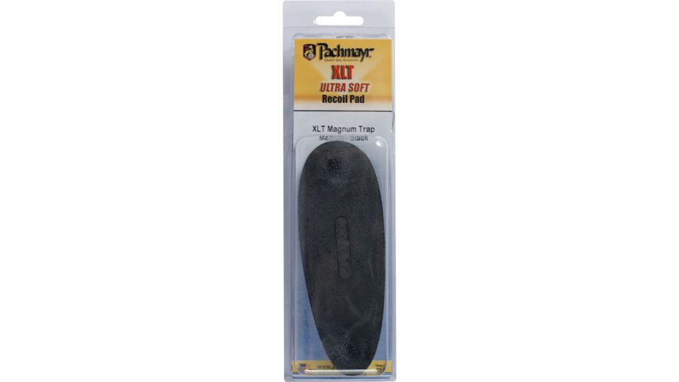 Pachmayr Trap Recoil Pads XLT , Black w/ Black Base - Medium, 1.15 Thick