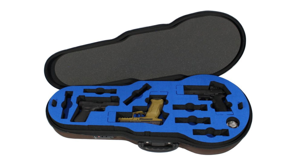 Peak Case Five Handgun Violin Case - Locking, 34in, Black, PeakFivePistol1