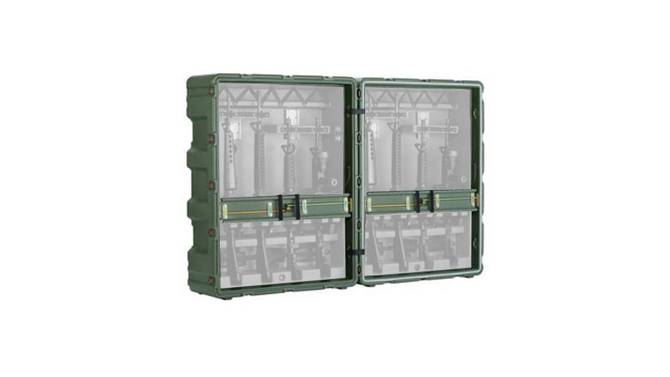 Pelican M4/M16 8-Pack Rifle Case,44.8x34x26.5in,Olive Drab 472M4M168137