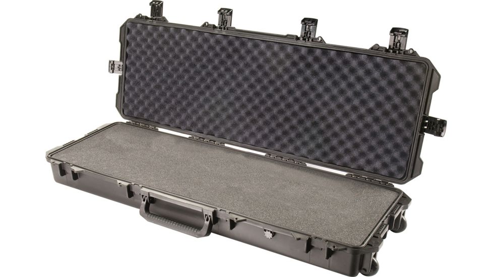 Pelican Storm Cases iM3200 Dry Box w/Wheels, 44x14x6in Interior, Black, Solid Foam iM3200-00001