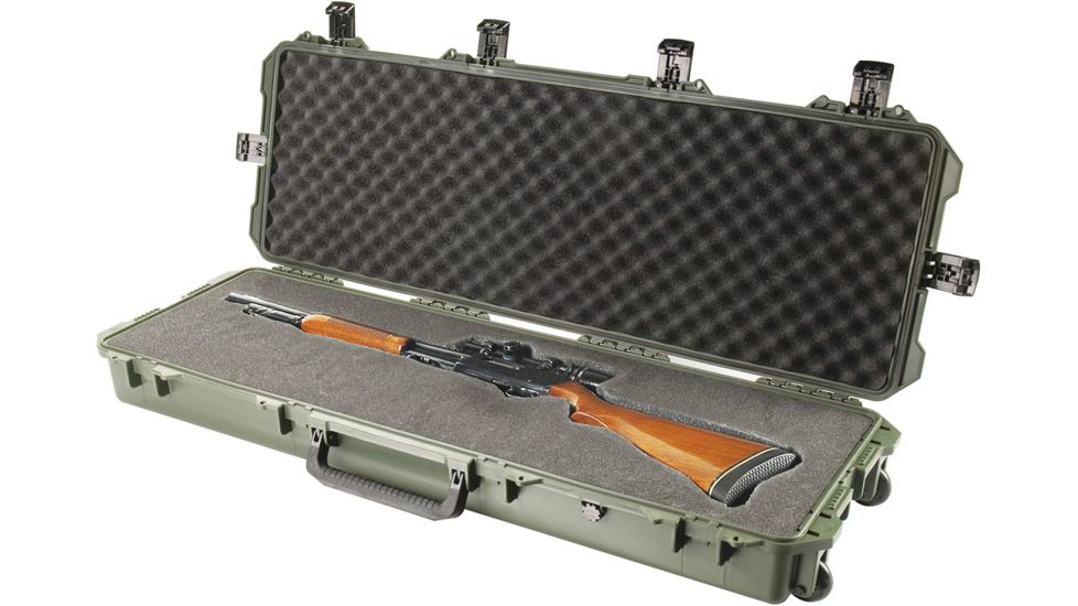 Pelican Storm Cases iM3200 Dry Box w/Wheels, 44x14x6in Interior, Olive, Solid Foam iM3200-30001