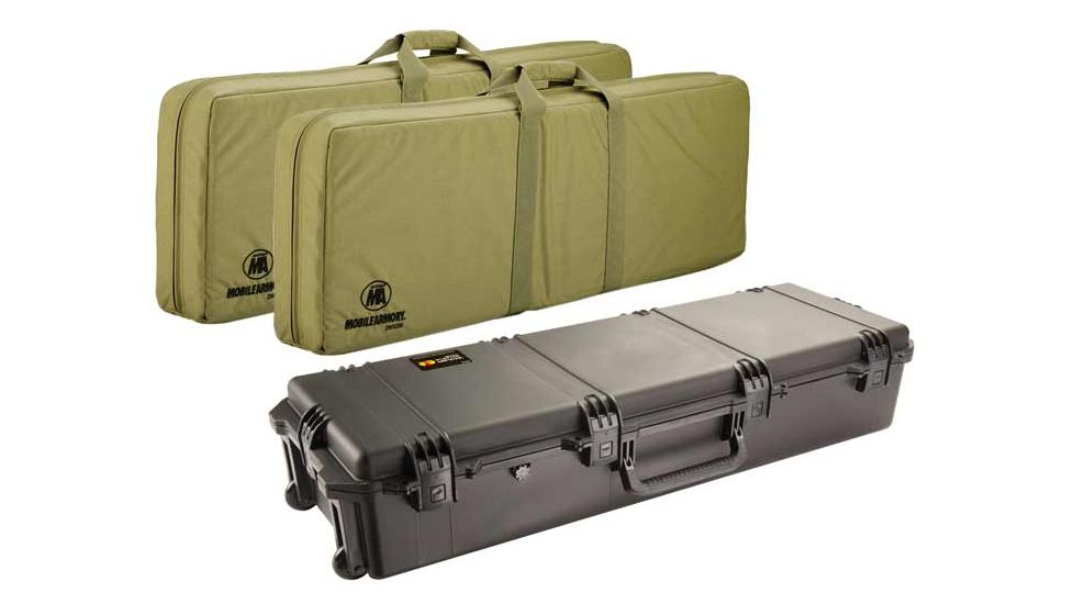 Pelican Storm Cases IM3220 Case, Black w/Coyote Tan Soft-Sided Bag 472PWCDW3220BLKCOY