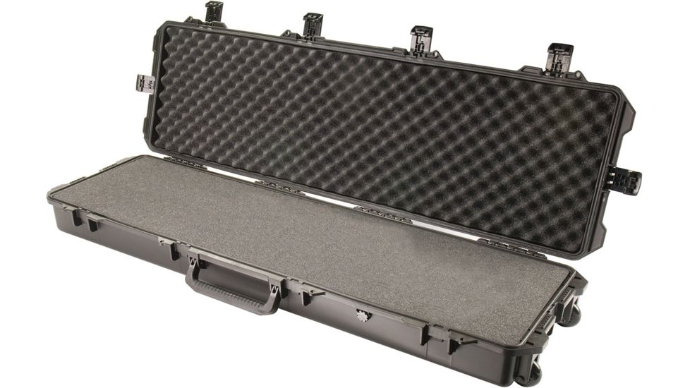 Pelican Storm Cases iM3300 Hard Gun Case w/Wheels and Foam, Black, iM3300-00001