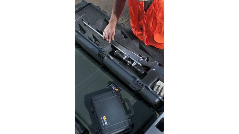 Pelican Storm Cases iM3300 Hard Gun Case w/Wheels and Foam, Black, iM3300-00001