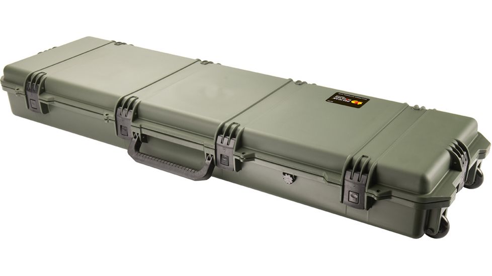 Pelican Storm Cases Model IM3300 Storm Shotgun Case Lockable With In-Line Wheels Olive Drab