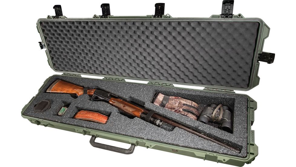Pelican Storm Cases Model IM3300 Storm Shotgun Case Lockable With In-Line Wheels Olive Drab