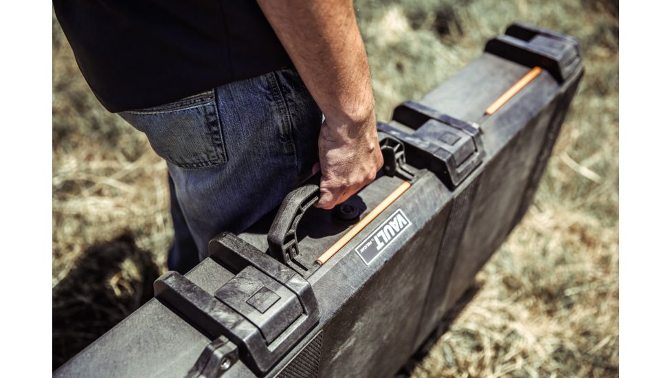 Pelican VAULT V700 Case, Takedown Firearms, 36.5x14.5x6 inch Internal, 39.61x17.65x6.65 inch External Dimension, Black, VCV700-0000-BLK