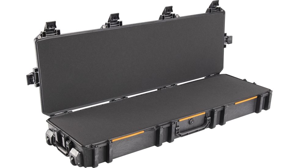 Pelican VAULT V800 Case, Double Rifle, 53x16x6 inch Internal, 56.11x19.15x6.65 inch External Dimension, Black, VCV800-0000-BLK