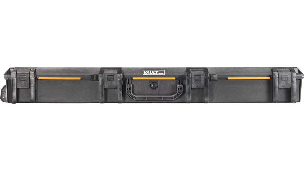 Pelican VAULT V800 Case, Double Rifle, 53x16x6 inch Internal, 56.11x19.15x6.65 inch External Dimension, Black, VCV800-0000-BLK