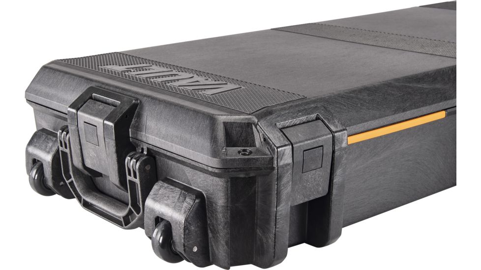 Pelican VAULT V800 Case, Double Rifle, 53x16x6 inch Internal, 56.11x19.15x6.65 inch External Dimension, Black, VCV800-0000-BLK