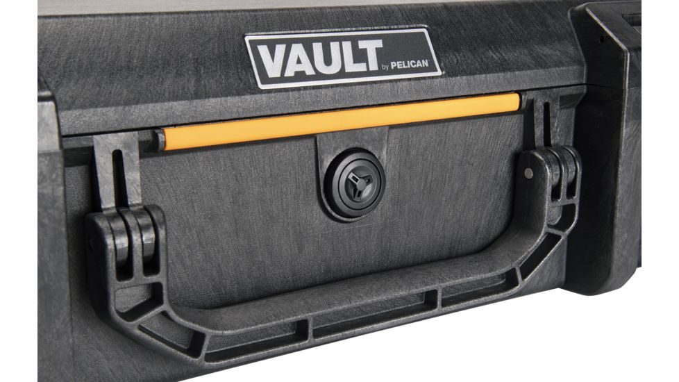 Pelican VAULT V800 Case, Double Rifle, 53x16x6 inch Internal, 56.11x19.15x6.65 inch External Dimension, Black, VCV800-0000-BLK