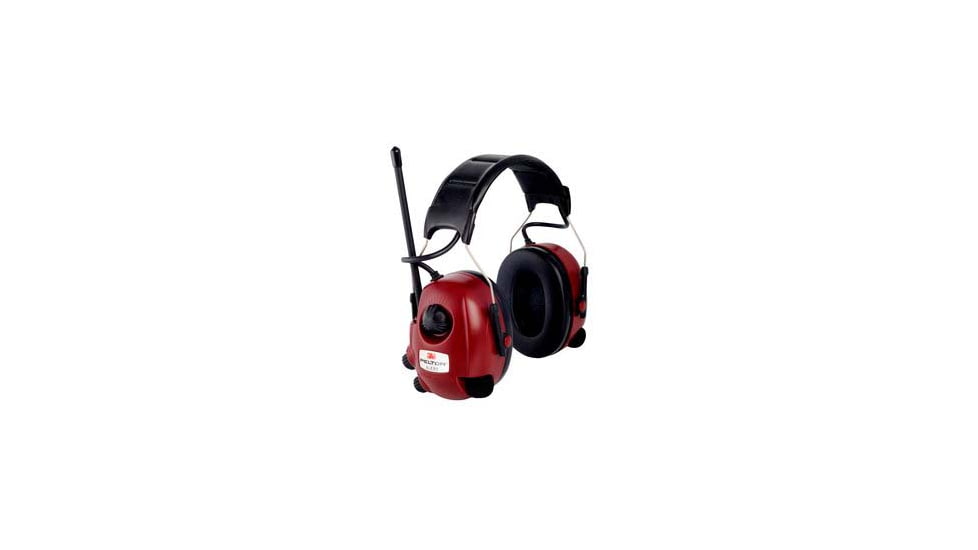 PELTOR Alert FM-Radio Headset Headband, Black/Red, M2RX7A2-01