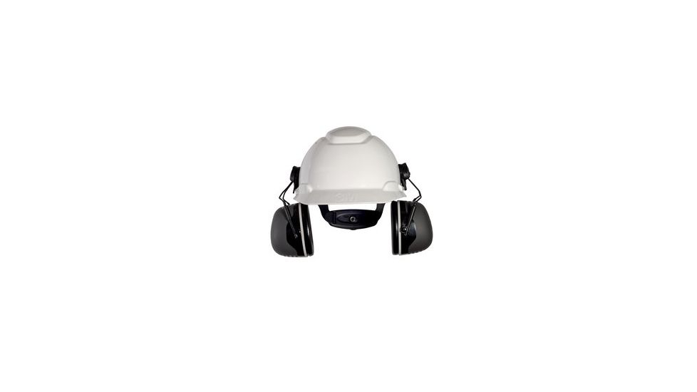 Peltor Cap-Mount Earmuffs, Black/Grey, 10 EA/Case, One Size Fits Most XA007707921