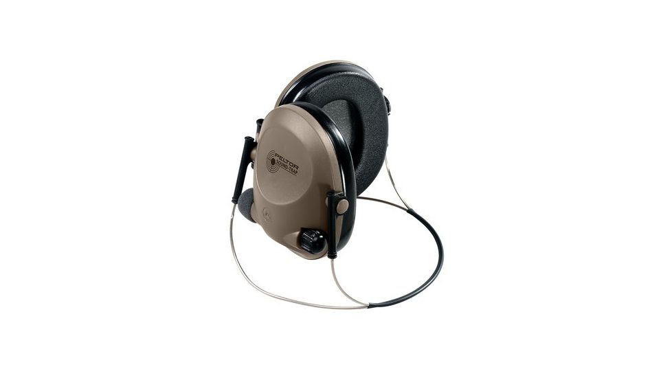 Peltor Electronic Headset, Boom Microphone, Black Cups, Neckband MT15H7B-07SV