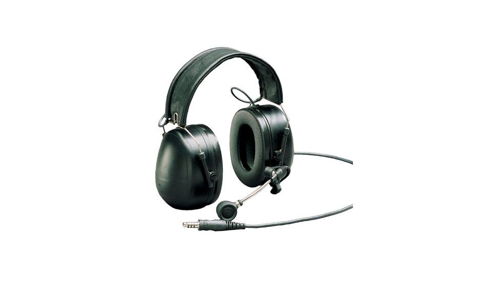Peltor Ground Mechanic Head Ground Mechanic headset, Black Cups, NRR 25 dB MT7H79F-01