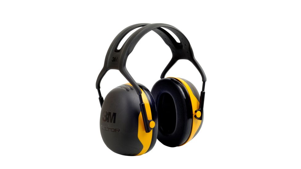 Peltor Over-the-Head Earmuffs, Black/Yellow, 10 EA/Case, One Size Fits Most XA007707848