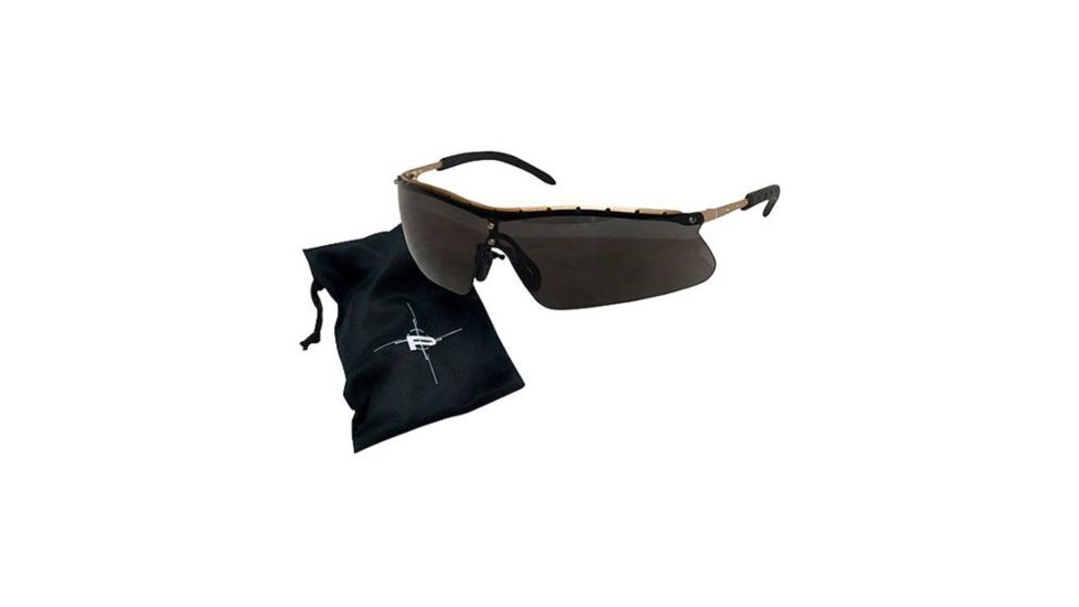 Peltor Sport Metaliks Plus Shooting Eyewear, Black/Gold PEL9709900000