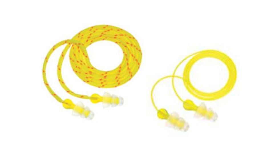 Peltor Tri-Flange Earplugs, Corded, 400 pair-pack,4 cases of PL-HP-TRIFLPLGS-P3000 P3000-CS