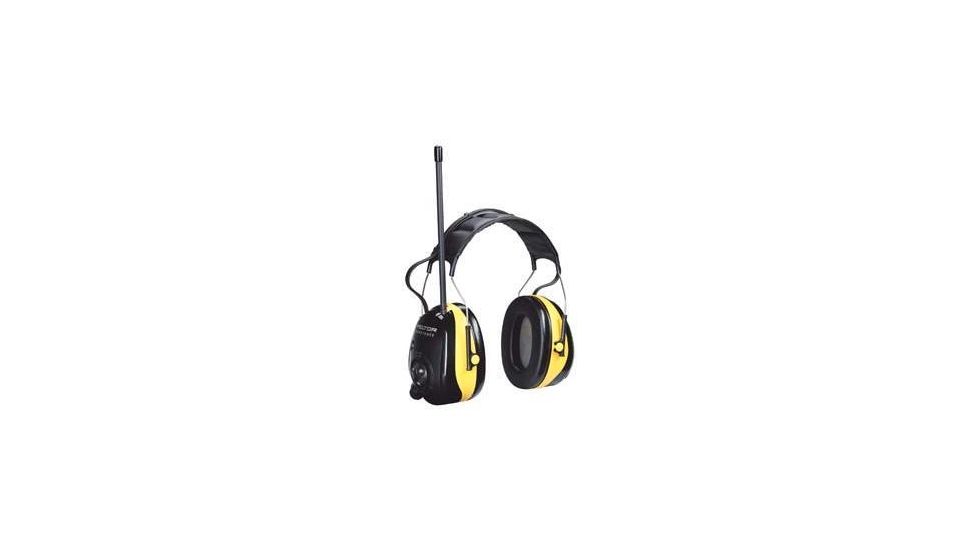 Peltor Worktunes AM/FM Headset Yellow Hearing Protector HRX79A-GU
