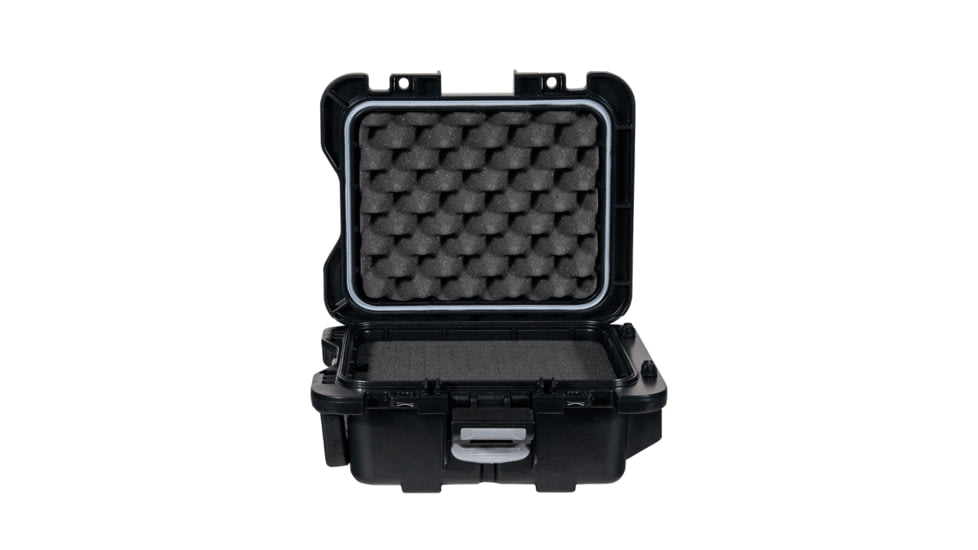 Plano Element Pistol Accy Case 10in w/Gray Accents, Medium, Black, PLAM9130