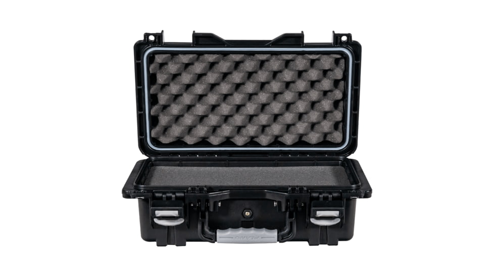 Plano Element Pistol Accy Case 15.5in w/Gray Accents, Large, Black, PLAM9150