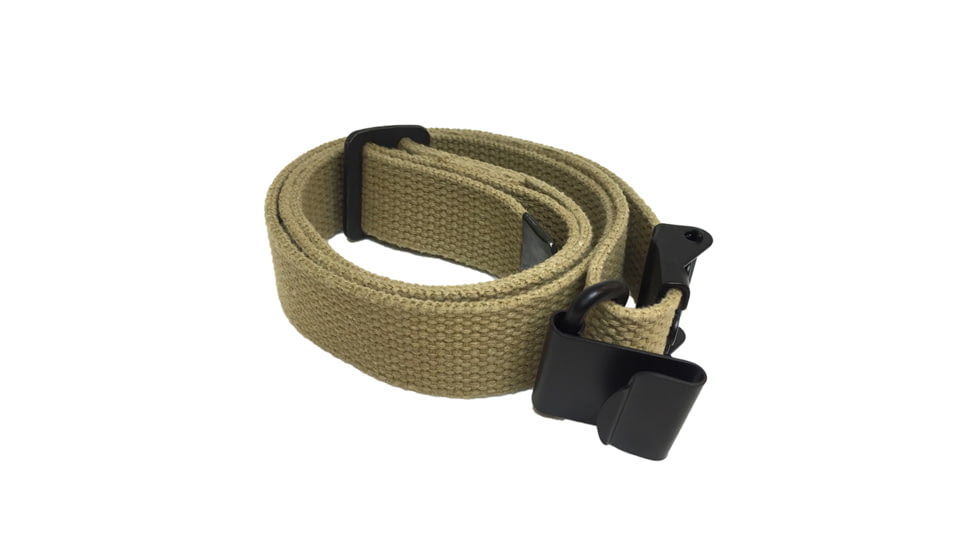 Poly Technologies M1 Garand Cotton Web Sling, Khaki Tan, 100-021M