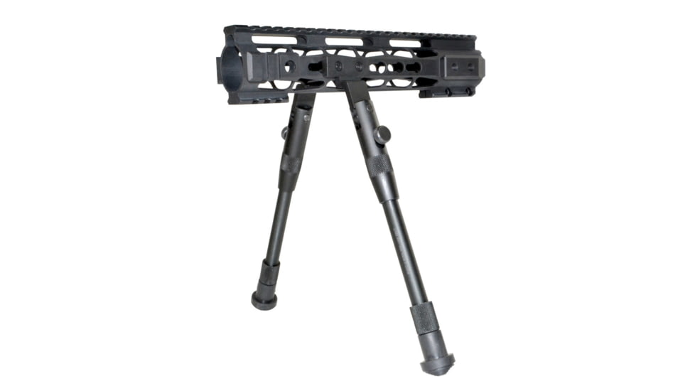 Presma Precision Height Adjustable Bipod Legs, for Keymod Slot Systems, Black, BPKM09