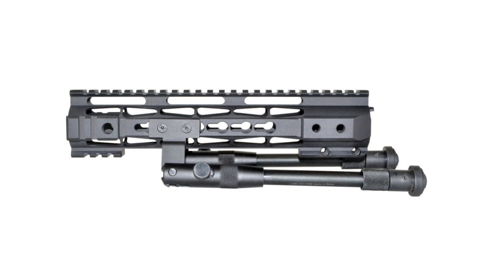 Presma Precision Height Adjustable Bipod Legs, for Keymod Slot Systems, Black, BPKM09