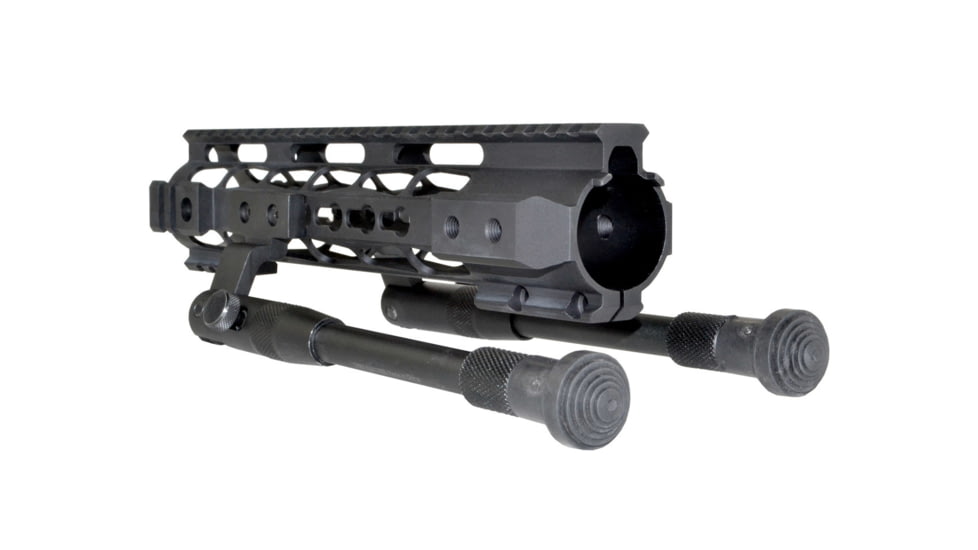 Presma Precision Height Adjustable Bipod Legs, for Keymod Slot Systems, Black, BPKM09