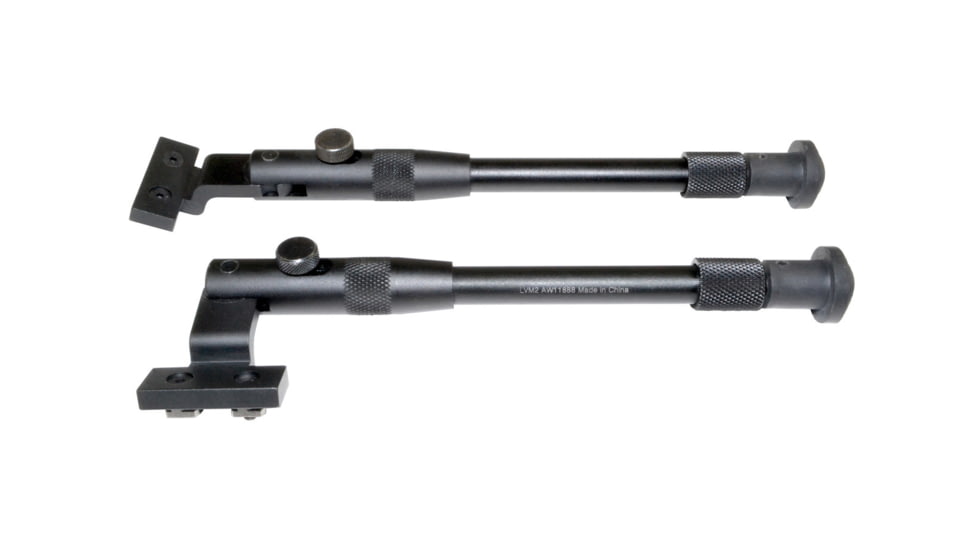 Presma Precision Height Adjustable Bipod Legs, for M-LOK Slot Systems, Black, BPML09