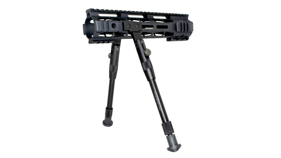 Presma Precision Height Adjustable Bipod Legs, for M-LOK Slot Systems, Black, BPML09