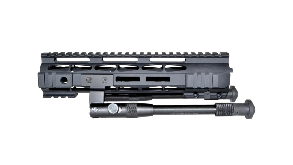 Presma Precision Height Adjustable Bipod Legs, for M-LOK Slot Systems, Black, BPML09