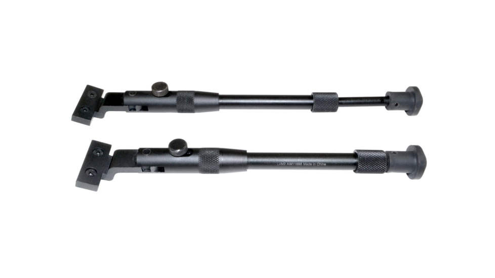 Presma Precision Height Adjustable Bipod Legs, for M-LOK Slot Systems, Black, BPML09