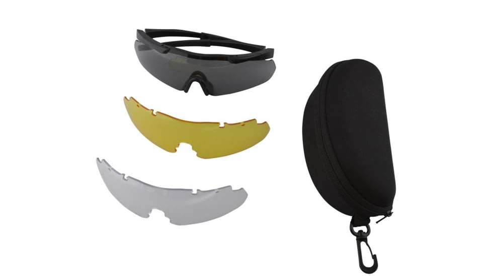 Pro Ears High Performance Shooting Glasses with Interchangeable Lens, PEGLASS3