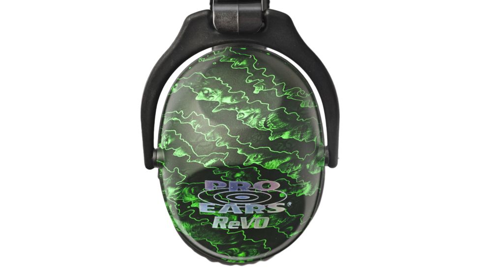 Pro-Ears Revo 26 Passive Hearing Protection Earmuffs, Zombie Edition PE-26-U-Y-017
