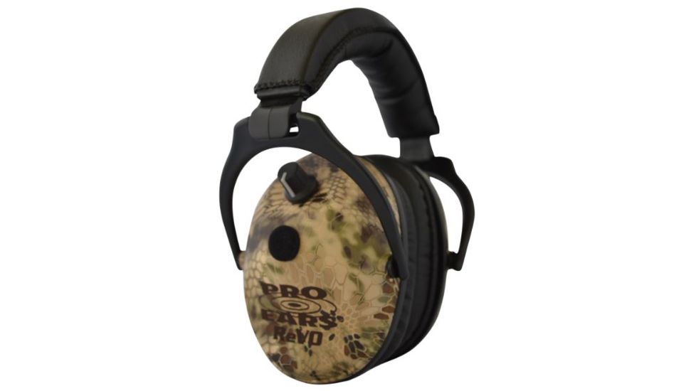 USED Pro Ears ReVO Electronic Passive Ear Muffs, Highlander, ER300HI, EDEMO2, Condition Parts Only/Salvage, Defective
