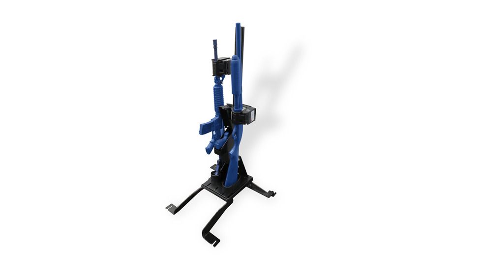 Tri-Lock™ Self Supporting Mount Gun Rack (Hand Gun Lock Box utilizes different key than gun locks) (not compatible with partitions)