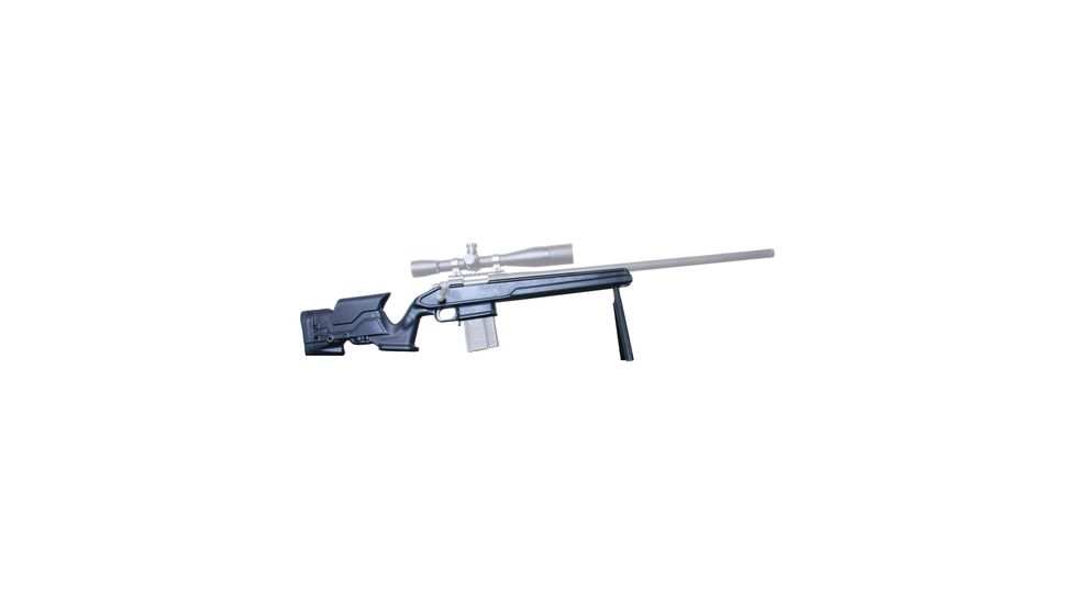 Archangel 700 Precision Stock for Remington 700, w/Aluminum Pillar Bedding, w/10 Rd Magazine, Black Polymer, AA700A