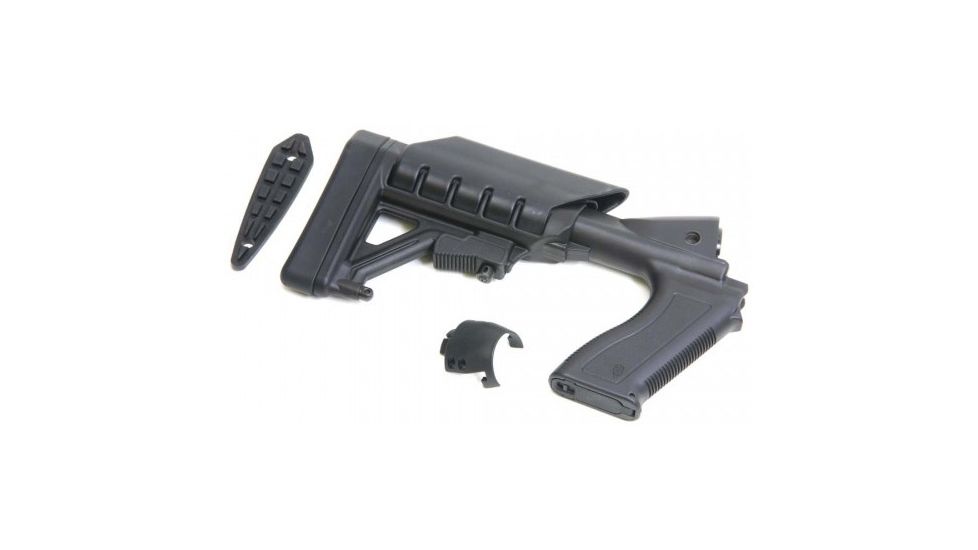 Pro Mag Archangel Tactical Shotgun Stock System for Mossberg 500/590, Black, Polymer, AA500