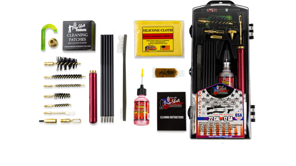 Pro-Shot Double Coated Cleaning Rod Universal Kit, CTDUVKIT