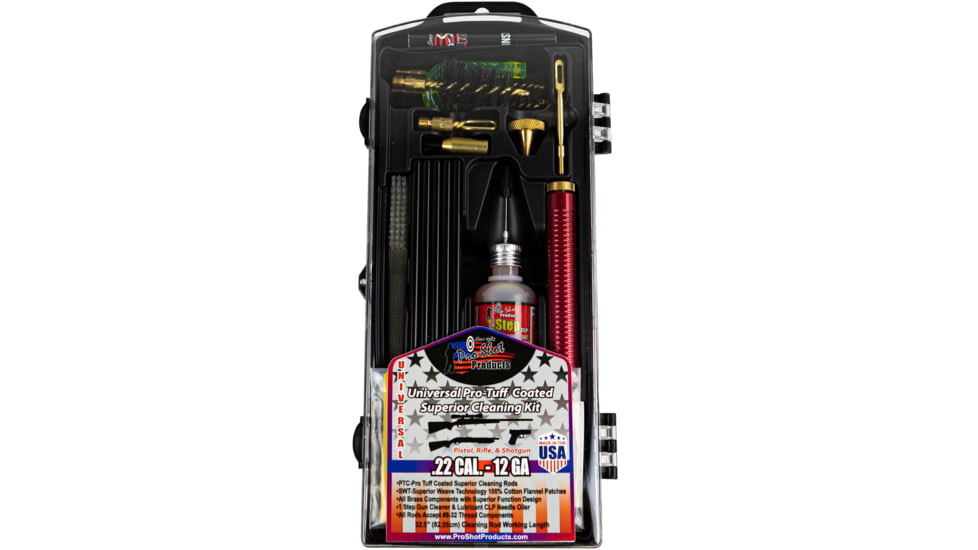 Pro-Shot Double Coated Cleaning Rod Universal Kit, CTDUVKIT