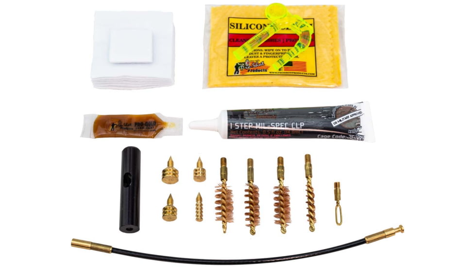 Pro-Shot Spec Ops Tactical Pull Through Gun Cleaning Kit, Black, .22-.45 Cal. Pistol TPK-22-45