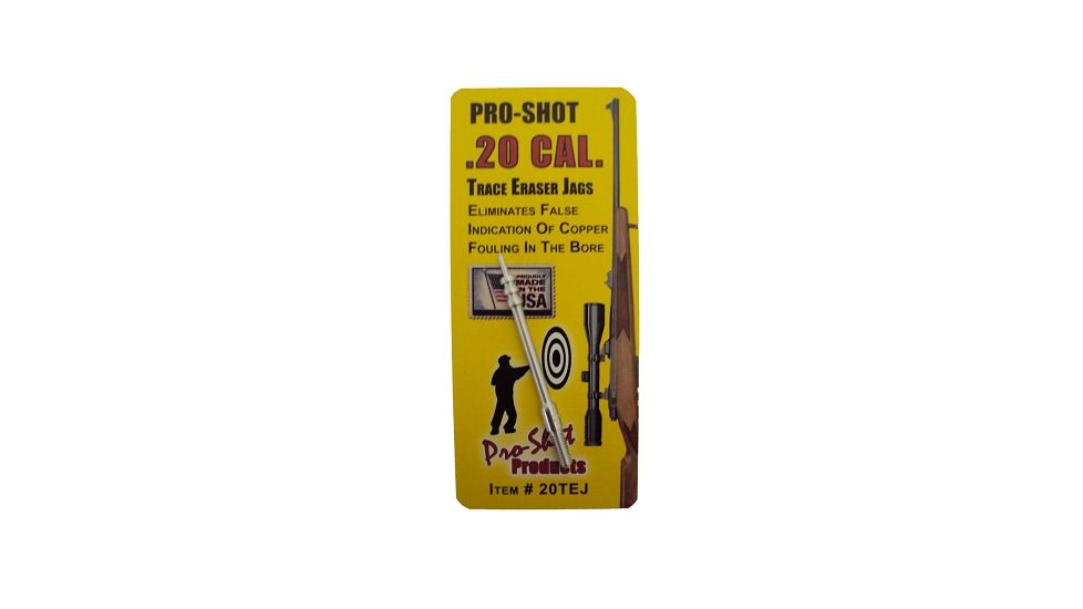 Pro-Shot Trace Erasor Spear Point Jag, .20 Caliber/.204 Caliber, #5-40 threads, Silver, 20TEJ