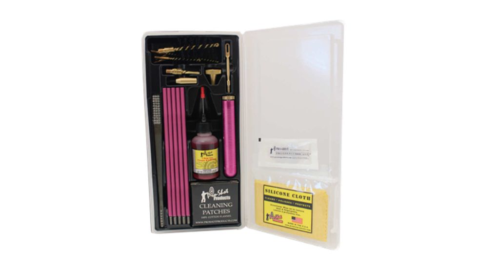 Pro-Shot Universal Cleaning Rod Kit, .22 Cal-12 Ga, Pink PSTPINKUVKIT