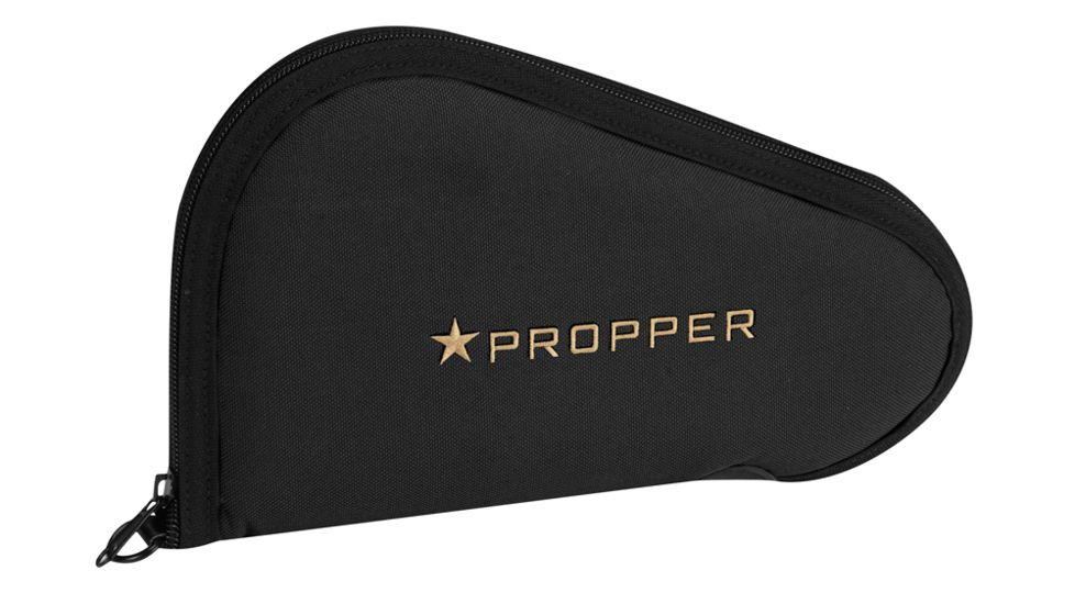 PROPPER Polyester Logo 8in Pistol Rug, Black, 8 F56650A0018