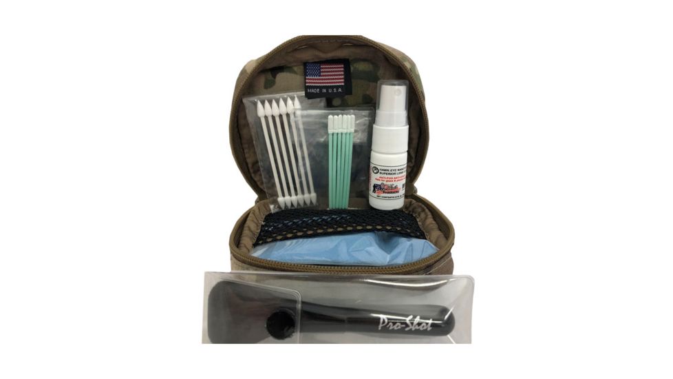 Pro-Shot Hawk-Eye Nanotech Superior Lens Cleaning Kit w/ Tactical Pouch, Multi-Cam LCK-MULTI